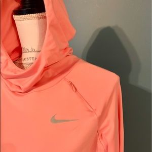 NIKE Dri Fit Funnel Neck Running Hoodie